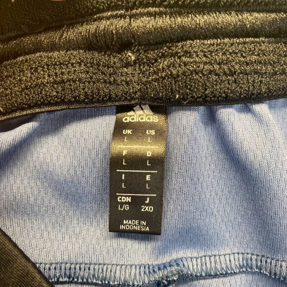 Adidas Men's Shorts Size Large Drawstring Blue Comfort,Lightweight,Pockets - Picture 10 of 15